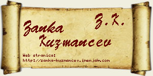 Žanka Kuzmančev vizit kartica